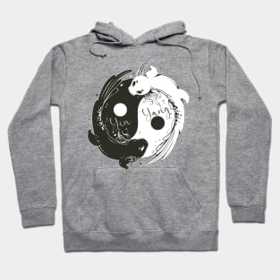 Yin Yang Axolotl Hoodie